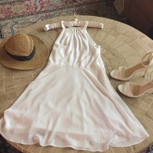 Pretty white summer dress.